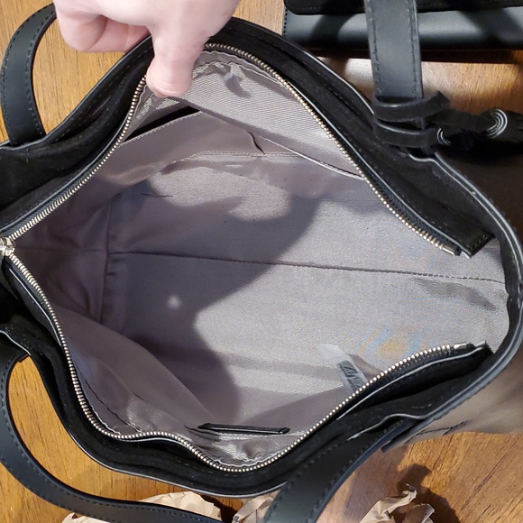 Mark & Graham Black Shoulder Bag with Tassel - Picture 10 of 15